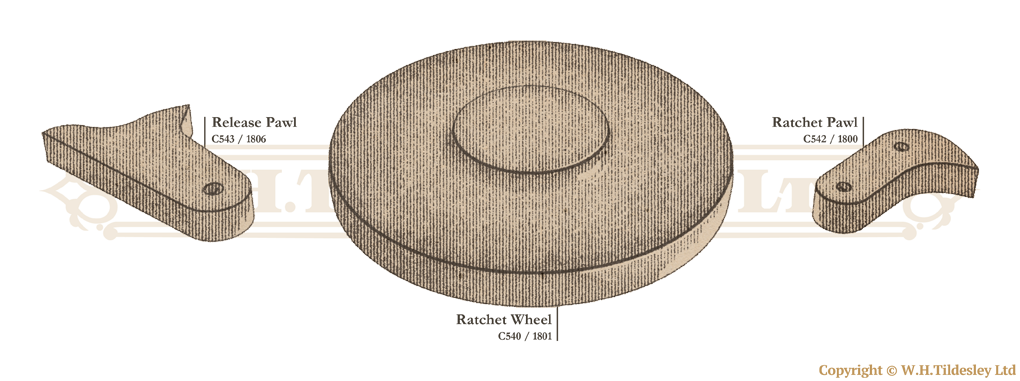 E.R.F. heritage replication forged forgings components parts examples