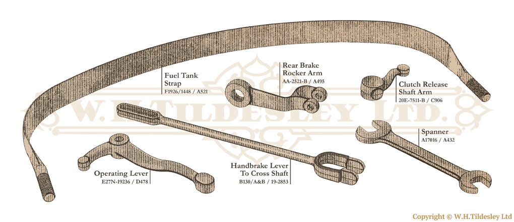 Ford Motor Co - Henry Ford Sons - Fordson heritage replication forged forgings components parts examples