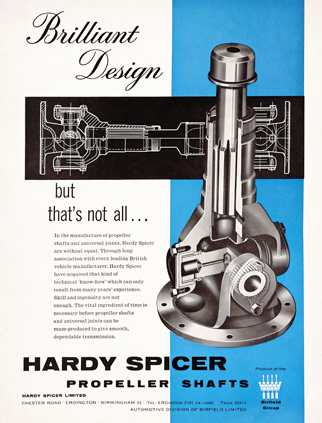 Hardy Spicer advert