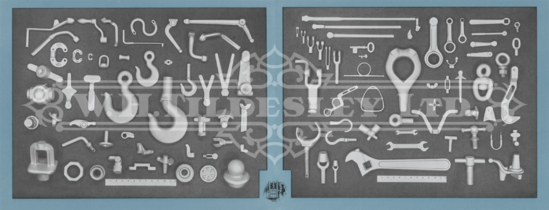 Old Literature - Collage Of Typical Drop Forged Components