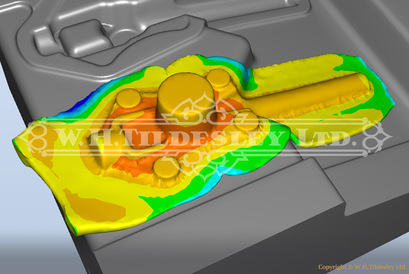 Vertical Link Forging Simulation For Hawk Cars AC Replicas