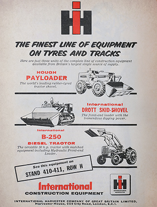 International Harvester Co of Great Britain advert