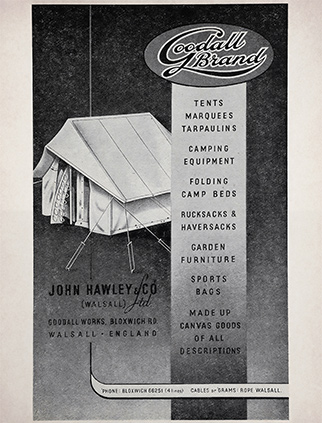 John Hawley & Co Walsall advert