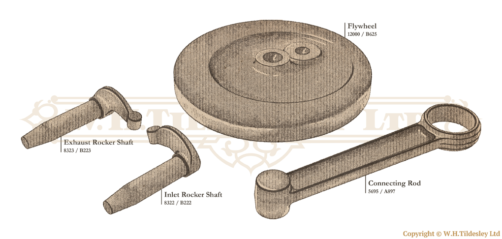 John Marston LTD (Sunbeam) heritage replication forged forgings components parts examples