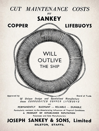 Joseph Sankey & Sons Ltd advert