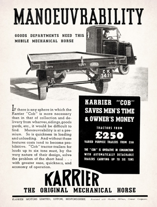 Karrier Motors advert