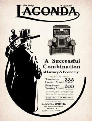 Lagonda LTD advert