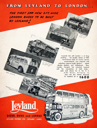 Leyland Motors Ltd (British Leyland) advert