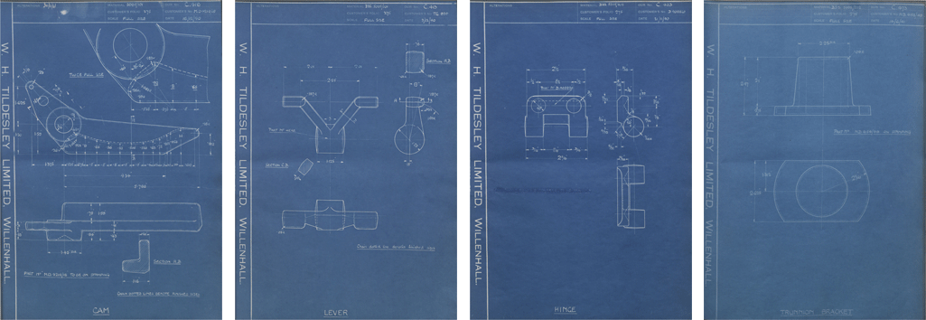 Chubb & Sons Lock & Safe Co Forged Component Drawings