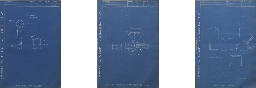 Ford Motor Co Model AA Forged Components Drawings