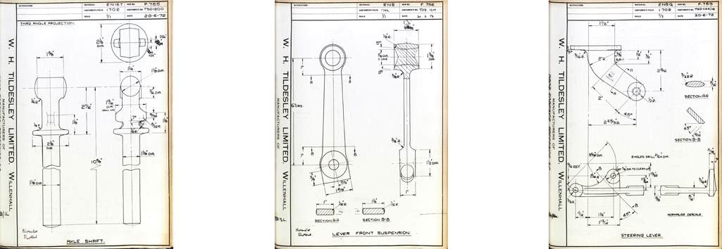 Invacar Ltd Forged Component Drawings