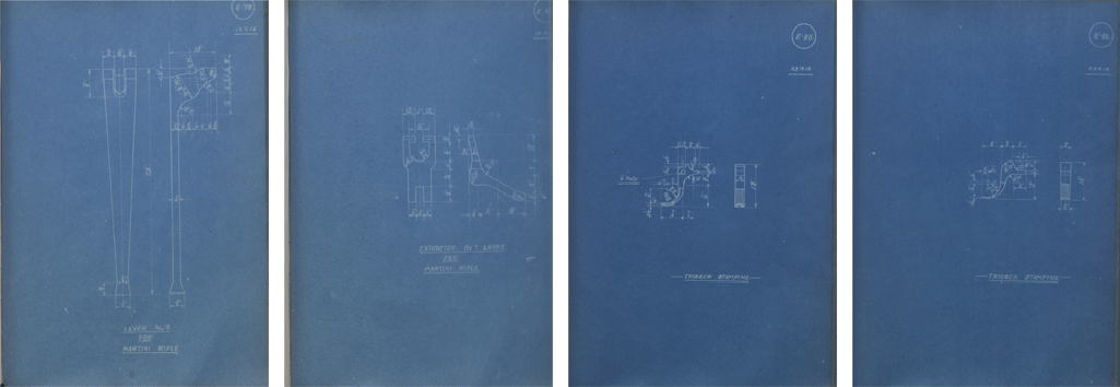 Martini Henry Rifle Zulu Forged Components Drawings