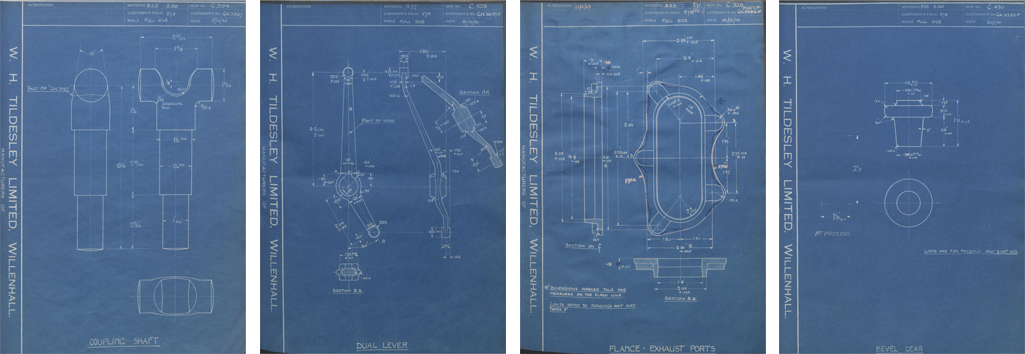 Rolls Royce Griffon Forged Engine Component Drawings