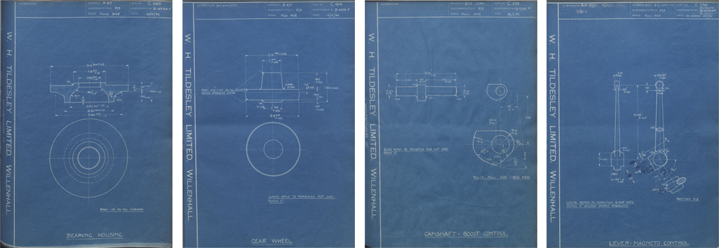 Rolls Royce Merlin Forged Engine Component Drawings