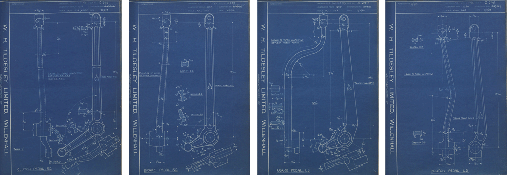 Vauxhall 10-4 Forged Component Drawings