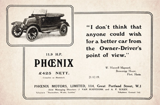 Phoenix Motors advert