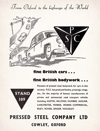 Pressed Steel Co Ltd advert