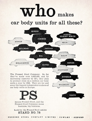 Pressed Steel Co Ltd advert