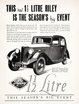 Riley Coventry Ltd advert