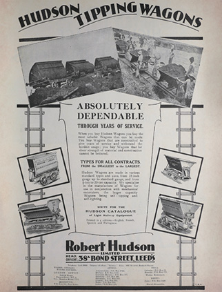 Robert Hudson Ltd Advert