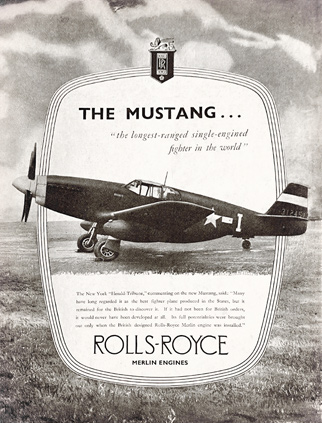 Rolls Royce Ltd Griffon Spitfire advert