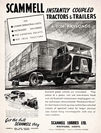 Scammell Motors Leyland Ltd advert