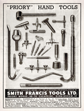 Smith Francis Tools Ltd advert