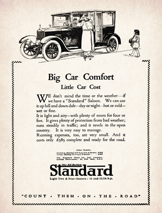 The Standard Motor Company Ltd advert