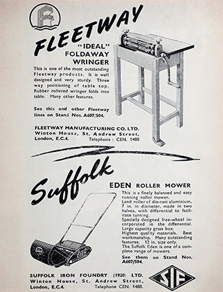 Suffolk Iron Foundry advert