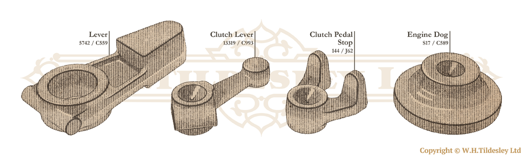 The Maudslay Motor Company Ltd heritage replication forged forgings components parts examples