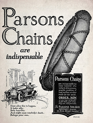 The Parsons Chain Co Ltd advert