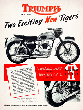 Triumph Company Ltd advert