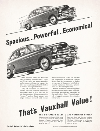 Vauxhall Motors Ltd advert