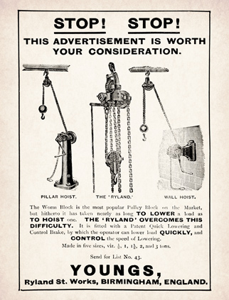 Youngs (Lifting Appliances) Ltd advert